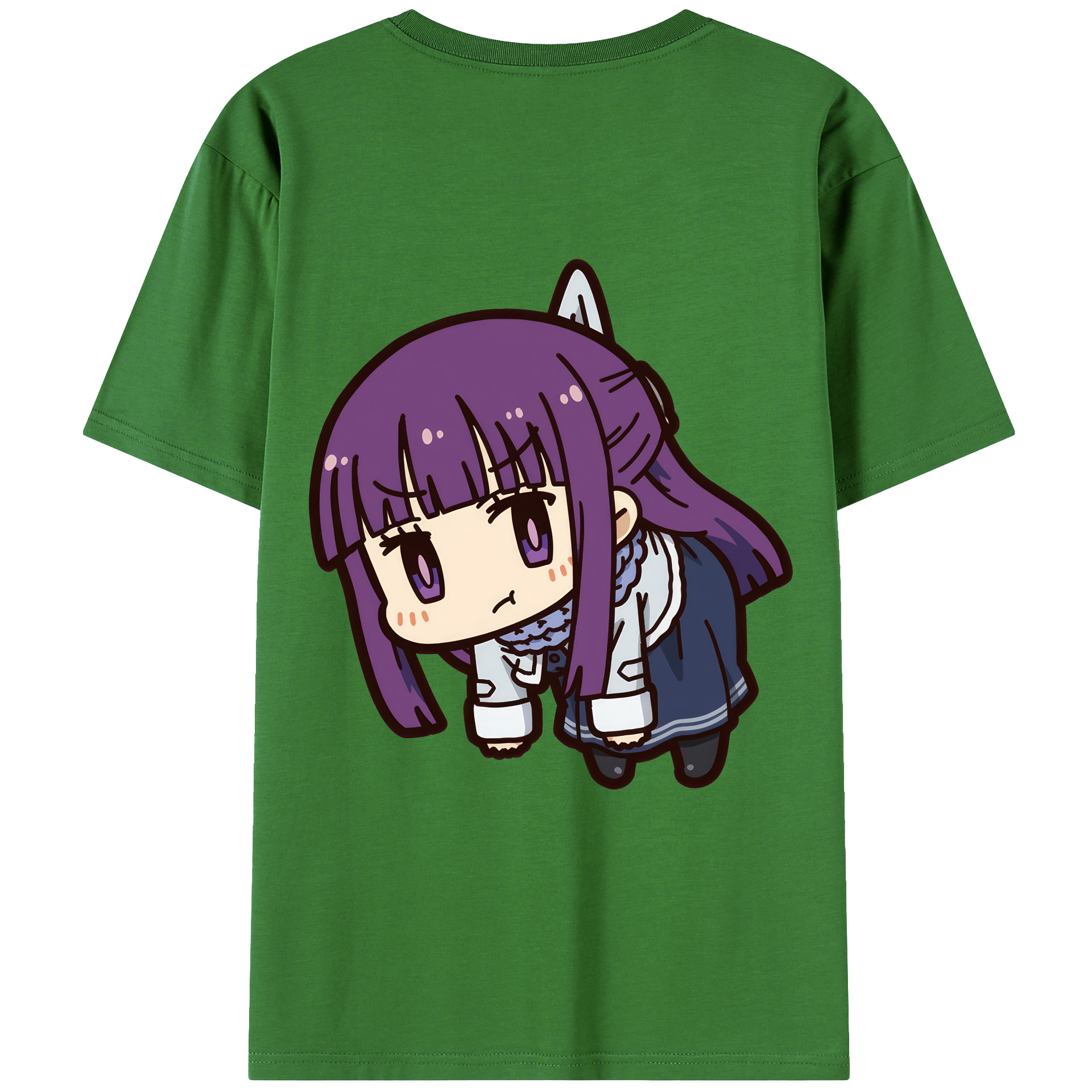 （画像用） 葬送のフリーレン Frieren レディース半袖Tシャツ(バックプリント)